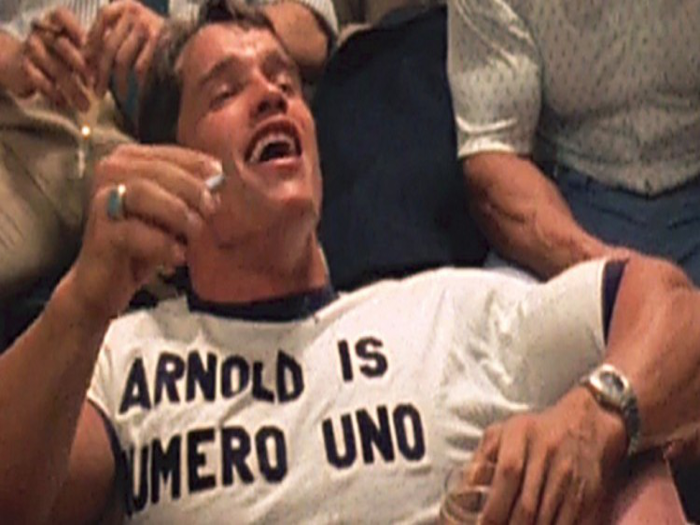 Arnold Schwarzenegger: Pumping Iron and Puffing Herb ...