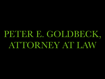 Peter E. Goldbeck, Attorney at Law