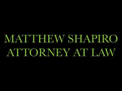 Matthew Shapiro, Attorney At Law
